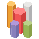 external Column-Graph-graph-and-charts-isometric-vectorslab-2 icon
