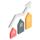 external Growth-Chart-graph-and-charts-isometric-vectorslab-2 icon