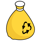 external Money-Bag-camping-and-travelling-isometric-vectorslab-3 icon