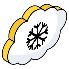 external Snowfall-christmas-and-new-year-isometric-vectorslab icon