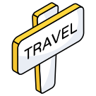 external Travel-Board-camping-and-travelling-isometric-vectorslab-3 icon