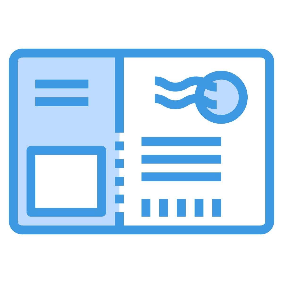 postcard icon