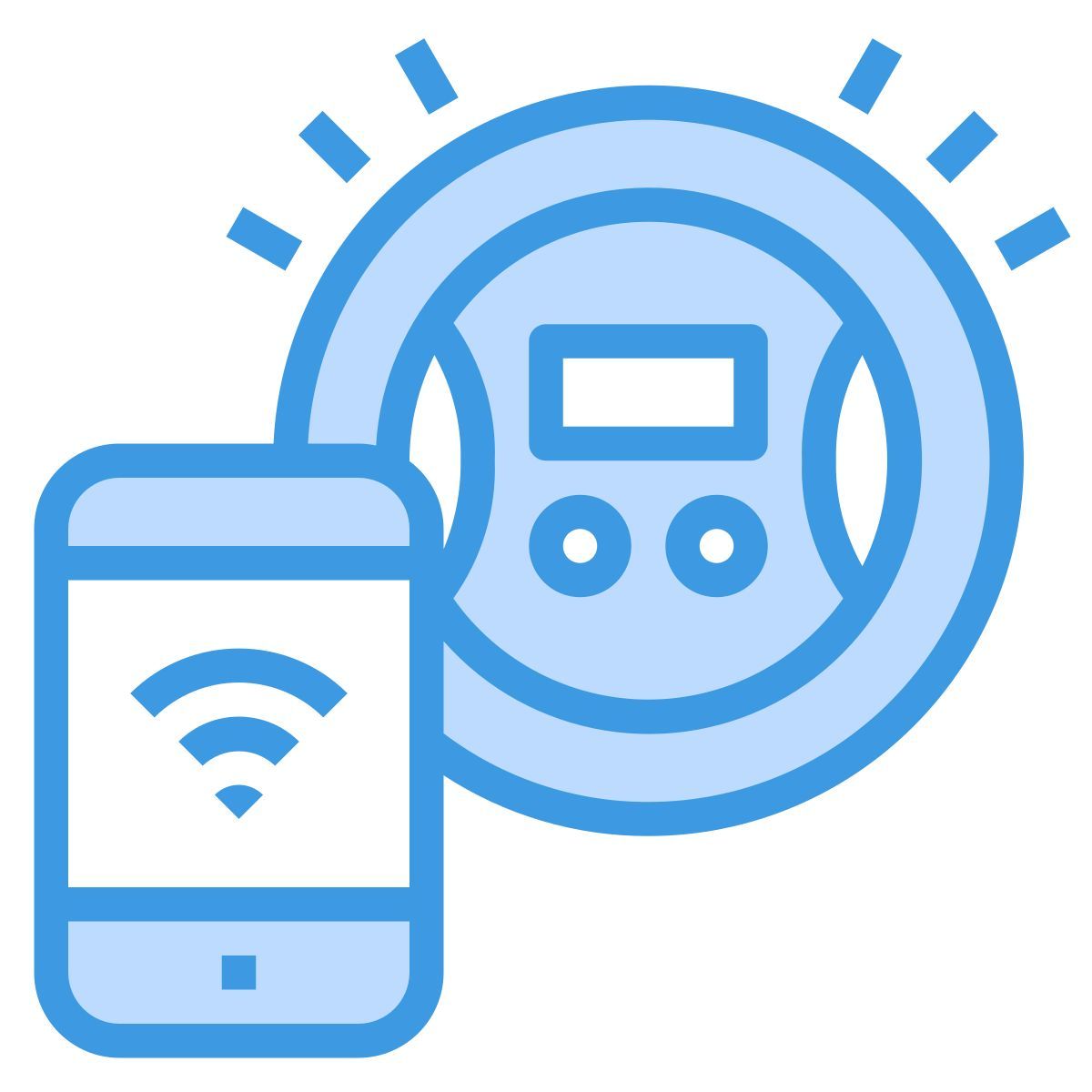 robot vacuum cleaner icon