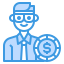 external businessman-financial-itim2101-blue-itim2101 icon