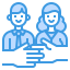 external deal-business-recruitment-itim2101-blue-itim2101 icon