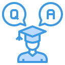 external Question-education-and-learning-itim2101-blue-itim2101 icon