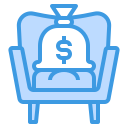 external armchair-insurance-itim2101-blue-itim2101 icon