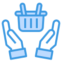 external basket-online-shopping-itim2101-blue-itim2101 icon
