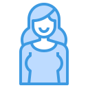 external businesswoman-company-itim2101-blue-itim2101 icon