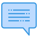 external chat-speech-bubble-itim2101-blue-itim2101-1 icon