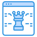 external chess-business-strategy-itim2101-blue-itim2101 icon