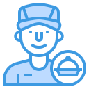 external delivery-man-food-delivery-itim2101-blue-itim2101-1 icon