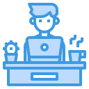 external desk-workplace-itim2101-blue-itim2101-1 icon