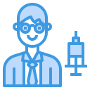 external doctor-life-style-avatar-itim2101-blue-itim2101-2 icon