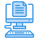 external document-computer-itim2101-blue-itim2101 icon