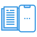 external ebook-mobile-technology-itim2101-blue-itim2101 icon