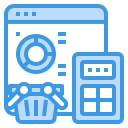 external ecommerce-calculate-itim2101-blue-itim2101 icon