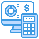 external economy-calculate-itim2101-blue-itim2101 icon