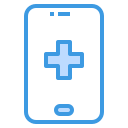 external emergency-call-medical-itim2101-blue-itim2101-2 icon
