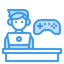 external gamer-esport-itim2101-blue-itim2101-1 icon