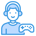external gamer-esport-itim2101-blue-itim2101 icon