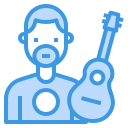 external guitar-player-life-style-avatar-itim2101-blue-itim2101-1 icon