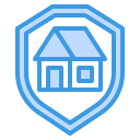 external house-insurance-itim2101-blue-itim2101-2 icon