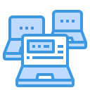 external laptop-computer-technology-itim2101-blue-itim2101-1 icon