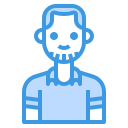 external man-avatar-itim2101-blue-itim2101-5 icon
