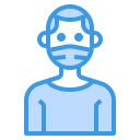 external man-avatar-with-medical-mask-itim2101-blue-itim2101-11 icon