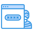 external password-computer-technology-itim2101-blue-itim2101-1 icon