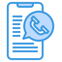 external phone-call-contact-and-message-itim2101-blue-itim2101 icon