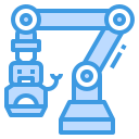 external robotic-arm-artificial-intelligence-itim2101-blue-itim2101 icon