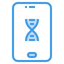 external science-smartphone-technology-itim2101-blue-itim2101 icon