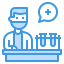 external scientist-medical-itim2101-blue-itim2101 icon