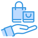 external shopping-bag-shopping-and-ecommerce-itim2101-blue-itim2101 icon