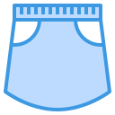 external skirt-clothes-itim2101-blue-itim2101 icon