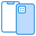 external smartphone-gadget-itim2101-blue-itim2101 icon