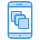 external smartphone-smartphone-application-itim2101-blue-itim2101-7 icon