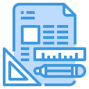 external stationery-project-management-itim2101-blue-itim2101 icon