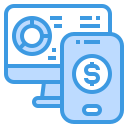 external statistics-mobile-payment-itim2101-blue-itim2101 icon