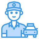 external taxi-driver-male-occupation-avatar-itim2101-blue-itim2101 icon