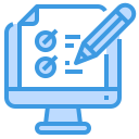 external test-online-education-itim2101-blue-itim2101 icon
