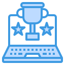 external trophy-digital-marketing-itim2101-blue-itim2101-2 icon