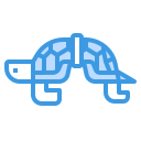external turtle-plastic-pollution-itim2101-blue-itim2101 icon