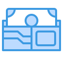 external wallet-travel-itim2101-blue-itim2101 icon