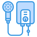 external water-heater-household-equipment-itim2101-blue-itim2101 icon