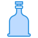 external whiskey-bottle-and-containers-itim2101-blue-itim2101-4 icon