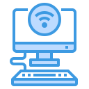external wifi-computer-itim2101-blue-itim2101 icon
