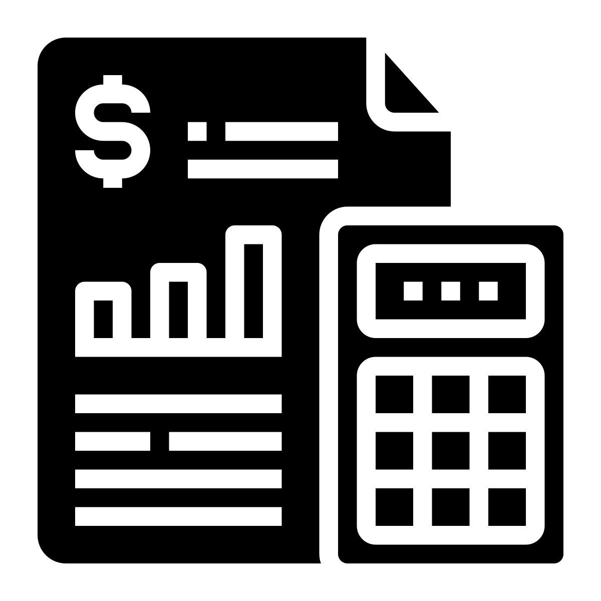 financial report icon